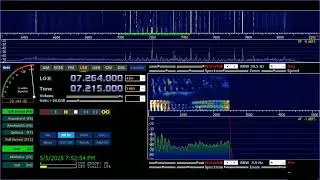 SWL 41 Meter Band 7215MHz QSO amplifiers 2025 05 05 19 47 43