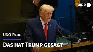 Trumps UNO-Rede: Das hat er gesagt | AFP