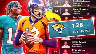 My #1 Pick Surprised EVERYONE..! Online Fantasy Draft #1
