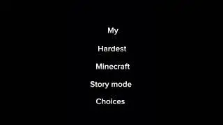 My hardest Minecraft story mode choices #minecraftstorymode
