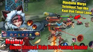 Ruby si ratunya lifesteal, dipukulin ramean juga masih kuat dan tahan lama loh - Mobile Legends