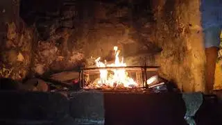 Crowleys fire place Slow motion flames sleep music #cornwall #sleepmusic #fire 
