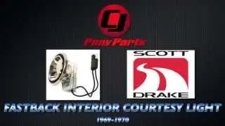 Quality classic Ford Mustang Fastback Interior Lights from Scott Drake