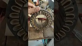 24 slot cooler motor winding #motor #viral #subscribe #motors