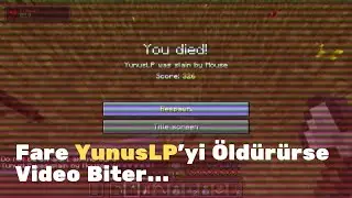FARE 🐭 YUNUSU ÖLDÜRÜRSE VİDEO BİTER!! 🎥 | YunusLP