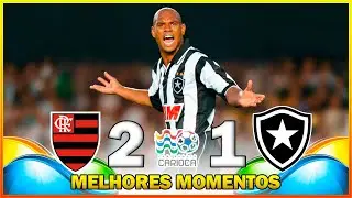 FLAMENGO 2 X 1 BOTAFOGO ● MELHORES MOMENTOS ● CAMPEONATO CARIOCA 2000 ● 4ª RODADA