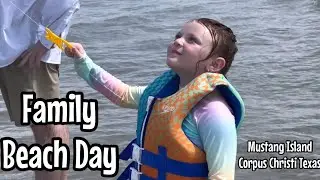 Family Beach Day Mustang Island Corpus Christi Texas