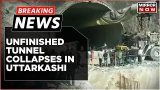 Breaking News: Unfinished Tunnel Collapses In U'Khand | Over 30 Workers Feared Trapped