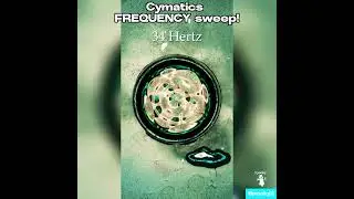 Cymatics FREQUENCY sweep!〰️🧹 #frequencyhealing #healingfrequencies #energyhealing #soundtherapy