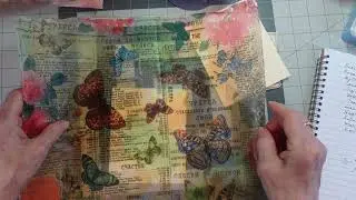 #50stackchallenge7   Hosted by Amy @craftycat7212,  Prompts:  Tissue paper and Labels 