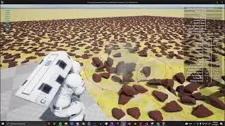 Terrain Physics Foliage with Voxel Plugin Pro (Unreal Engine 5 EA)