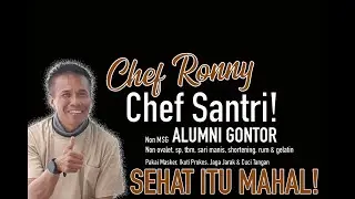 REVIEW & WAWANCARA Motivator Ust. Akbar Zainudin bersama CHEF RONNY, Chef Santri Alumni Gontor