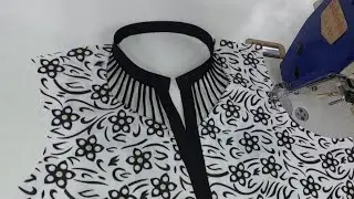 Button patti collar jalidar neck design suit | ladies suit design with collar | crazy fashion 19