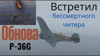 Мне попался стойкий читер. War Thunder. Купил новенький самолет P-36G.