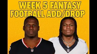 Week 5 Fantasy Football Add/Drop: Waiver Wire Pickups