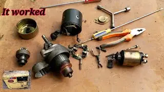 The starter motor repair, Rebuilt, Working, Troubleshooting #fundermentals of electrical