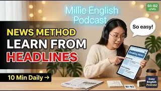 The 2026 News Method: Learn English from Headlines | Easy English Podcast