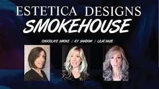 ESTETICA DESIGNS SMOKEHOUSE WIG COLORS CHOCOLATE SMOKE, ICY SHADOW, LILAC HAZE