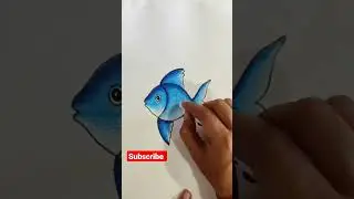 Beautiful Fish Drawing 2022 🐟🐟🐟🔥🔥🔥🔥 #SHORTS