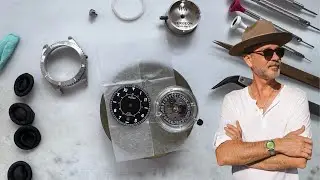 Assembling a DuFrane Mabry MkII titanium field watch with Swiss Sellita movement 