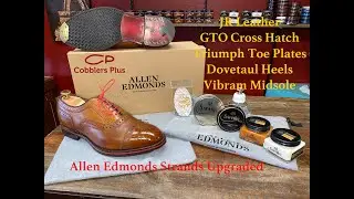 New Allen Edmonds Strand Walnut Recreated with JR Leather, Vibram, GTO and Triumph Toe Plates Part 2