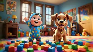 Five Toy Blocks Stack to the Sky | Counting and Building Song for Kids | Educational Nursery Rhymes