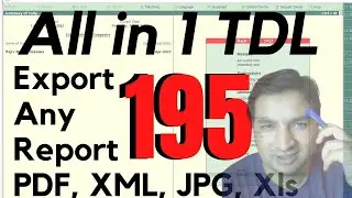 Tally Chapter 195 TDL for All in 1 Export Buttons By Rajiv Mishra Computer Class | TALLY TDL coding