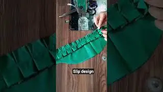 slip design.#beautiful blouse slip ke si.