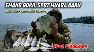 mancing pinggiran laut jakarta utara‼️SPOT ANDALAN PARA PEMANCING