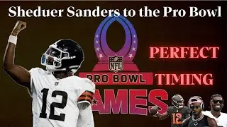 SHEDUER SANDERS TO THE NFL PRO BOWL: PERFECT TIMING?!