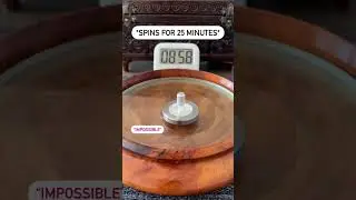 LONGEST SPINNING TOP 🤯 #shorts #spinningtop #precision