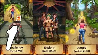 Endless Run: Jungle Escape 2 Gameplay Walkthrough #1 (Android, IOS)