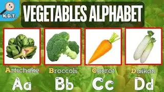 1️⃣ Vegetable A to Z 🥦 | ABC Song with Funny Veggies 😂 | Kids Cartoon Learning