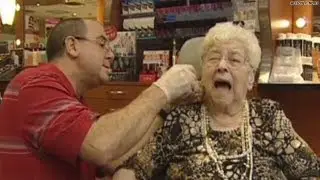 Watch: 100 year old finally gets her ears pierced