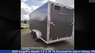 Amazing 2025 CargoPro Stealth Cargo Trailer RV For Sale in Halsey, OR