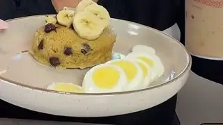 Choco Banana Nut Mug Cake