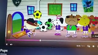 Patrick Watches Rex Get Hit With A Coconut (Football Cushion)