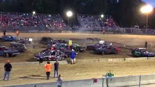 Grayson County Fair Compact Demo Derby 2017  Heat 1