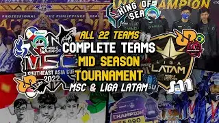 RSG AND RRQ CONQUER THE MPL CHAMPIONSHIP! ALL MSC AND LIGA LATAM TEAMS! MPL MENA GRANDFINALS!