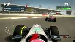 Zagrajmy w F1 2012. Multiplayer #2. Ćwierć wyścigu w Bahrajnie.