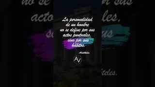 🤔 FRASES CORTAS PARA LA VIDA | Arist&oacute;teles