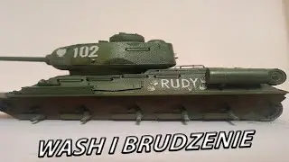T34/85 1:35 - WASH I BRUDZENIE (ODC.9)