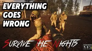 Raiding Military Base Goes Wrong in Survive The Nights! - Part 5