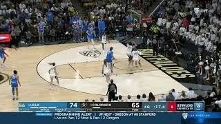 Gabriela Jaquez Awesome Hustle Play - UCLA v. Colorado NCAA WBB 1/19/2024
