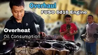 Overhaul fuso 6d16 Engine | Oil Consumption | Noel Cervantes