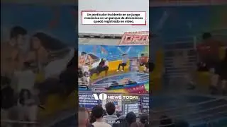 Un particular incidente en un juego mec&aacute;nico en un parque de diversiones qued&oacute; registrado en video.