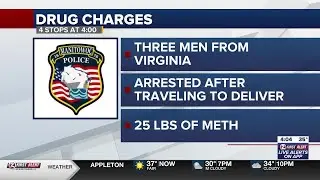 Armed men from Virginia arrested in Manitowoc County drug operation