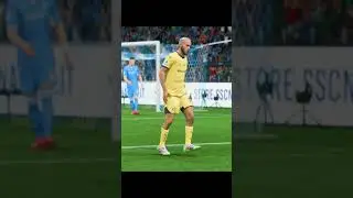 Штрафной удар Димарко в матче против &laquo;Наполи&raquo; 🎯 Ремейк FC 25 #шорты #fc25 #fc26