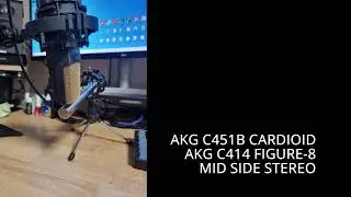 모노vsM/S 스테레오 비교 (AKG C451B / C414)
