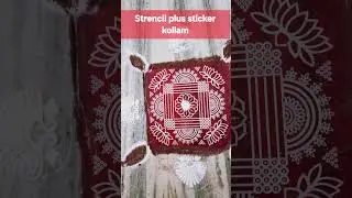 Short #Simple kollam.using Sticker and Strencil